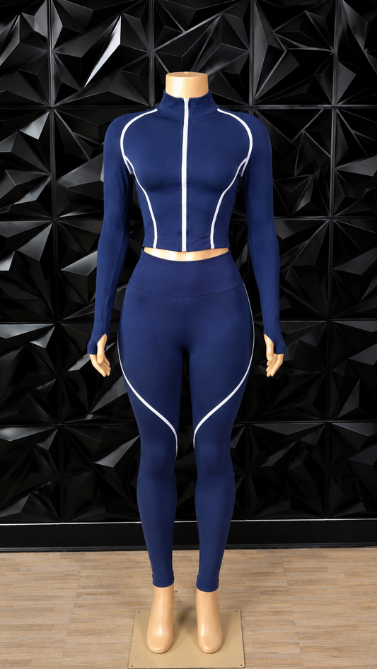 Blue Stripe Me Set